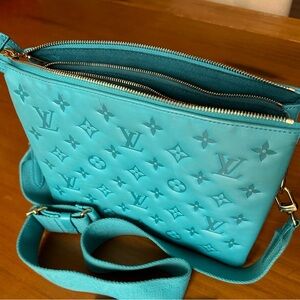 Louis Vuitton COUSSIN PM- ELECTRIC TURQUOISE BLUE